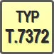 Piktogram - Typ: T.7372